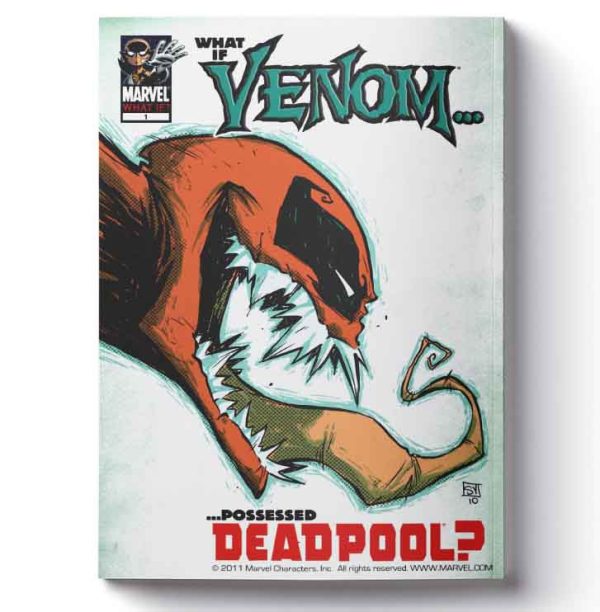 کمیک what if: venom possesed deadpool