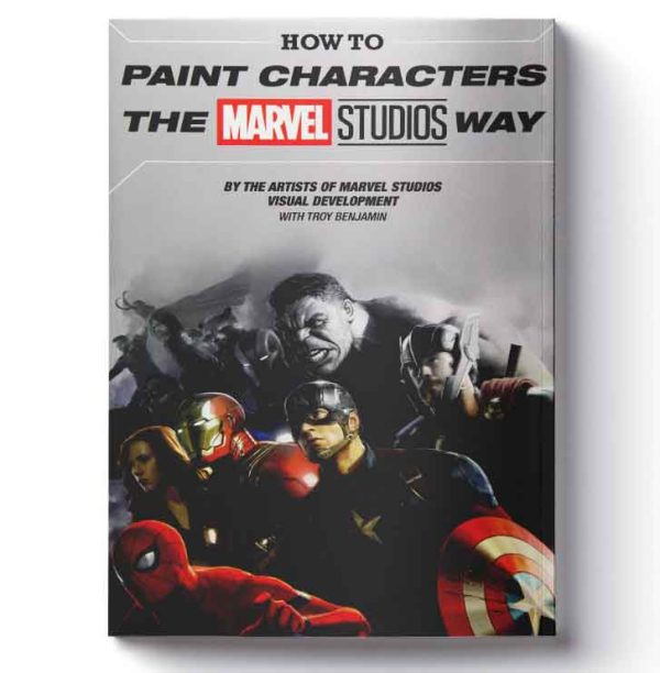 ارت بوک how to paint charecters marvel studios